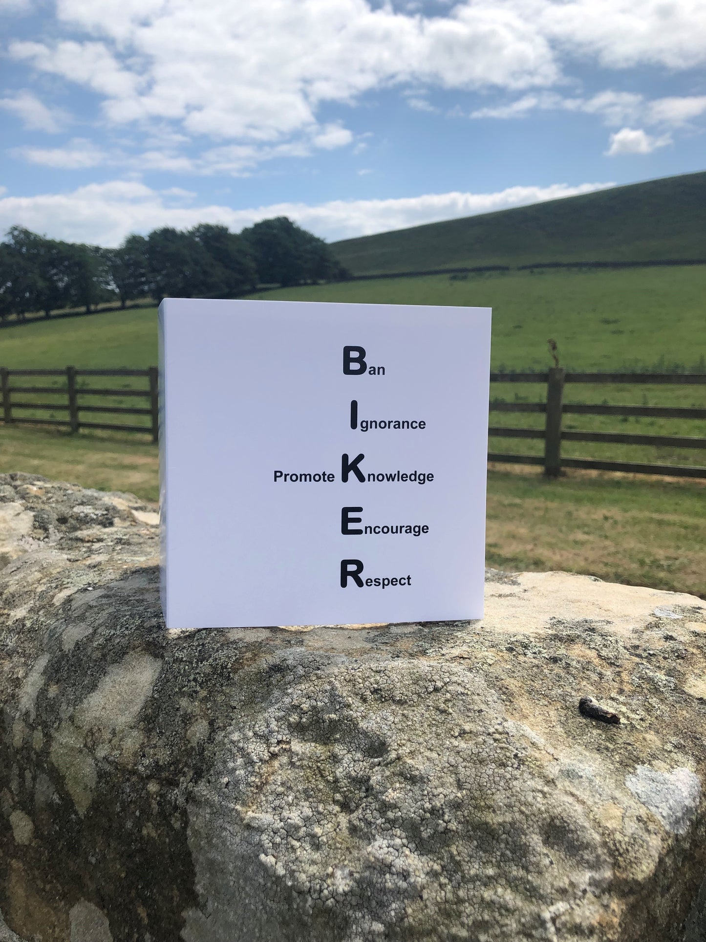 B.I.K.E.R - Greeting Card