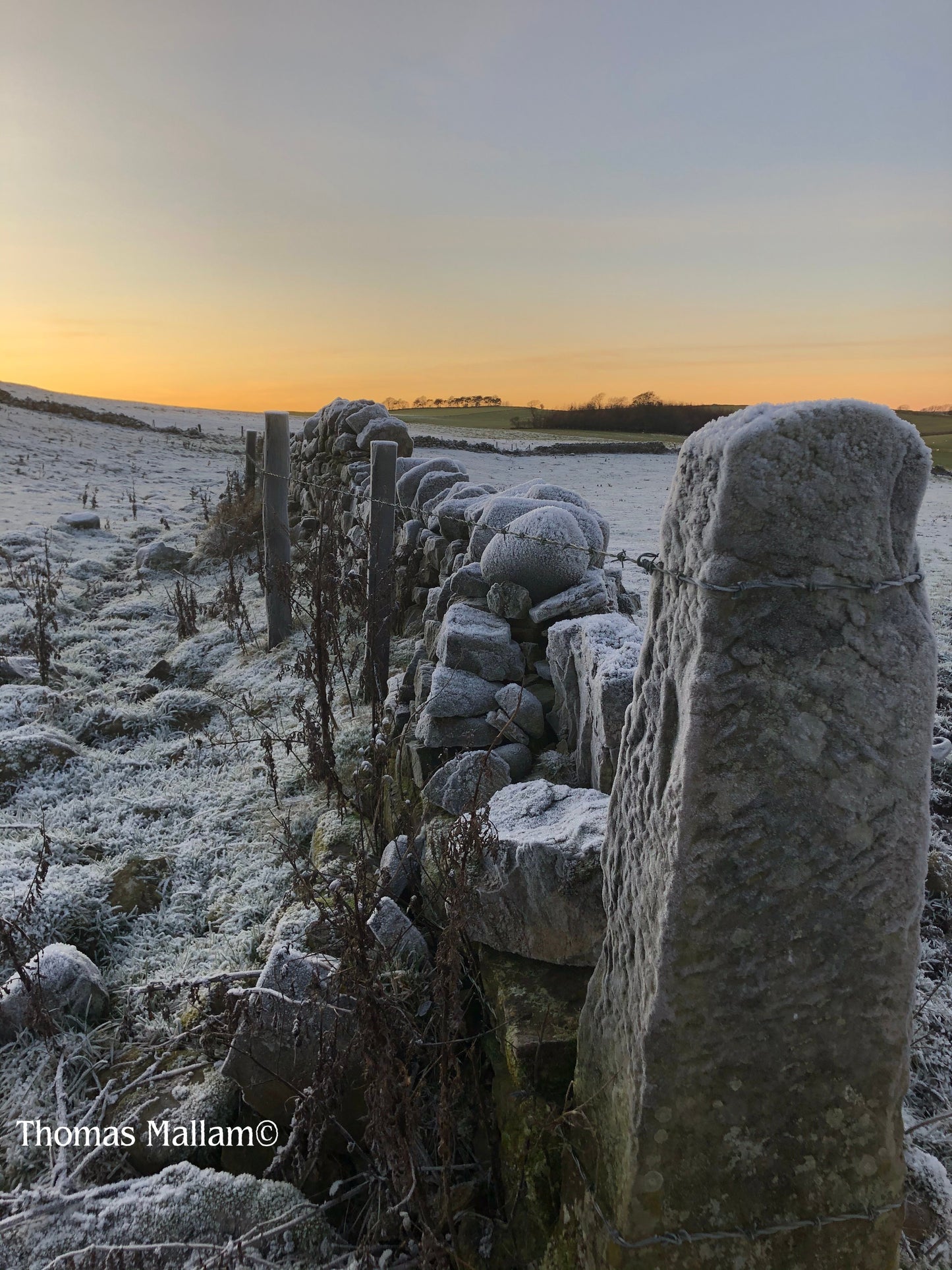 Northumberland Winter - Greeting Card